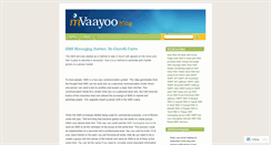 Desktop Screenshot of blog.mvaayoo.com