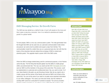 Tablet Screenshot of blog.mvaayoo.com
